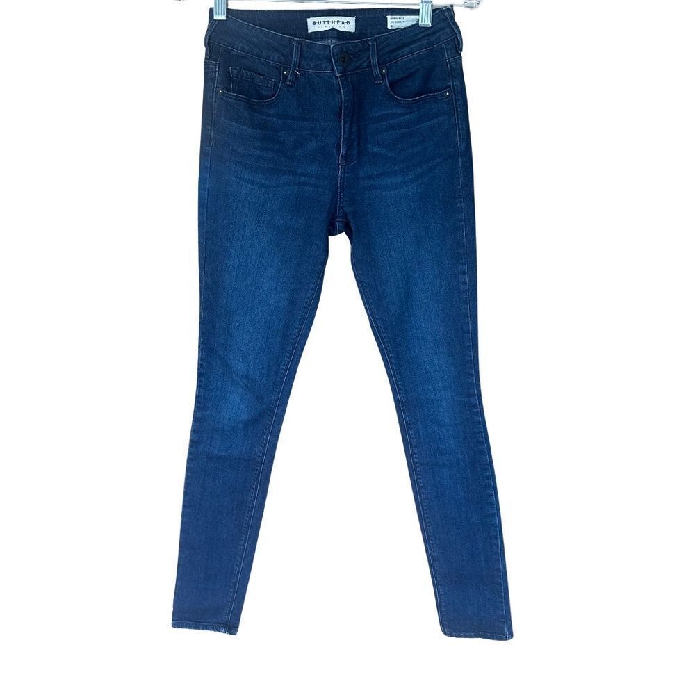 Bullhead Stretch High-Rise Skinny Straight Leg Jeans Blue  Size 5